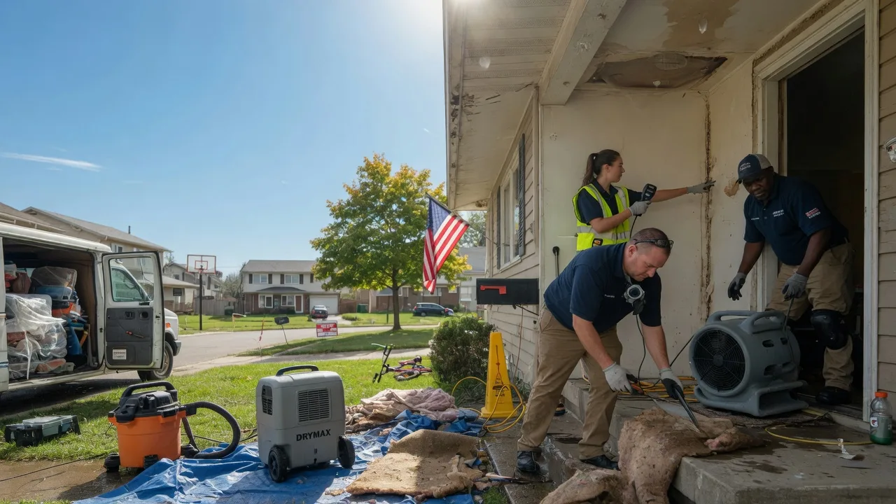 Water Damage Restoration in Garland, KS near me